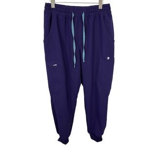 FIGS Zamora High Waist Scrub Pants In Purple‎ Women's Size LP